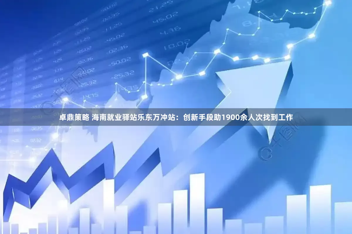 卓鼎策略 海南就业驿站乐东万冲站：创新手段助1900余人次找到工作