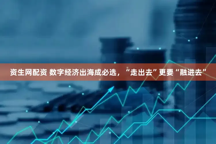 资生网配资 数字经济出海成必选，“走出去”更要“融进去”