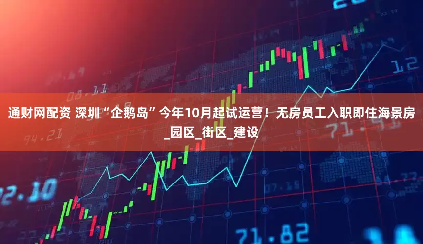 通财网配资 深圳“企鹅岛”今年10月起试运营！无房员工入职即住海景房_园区_街区_建设