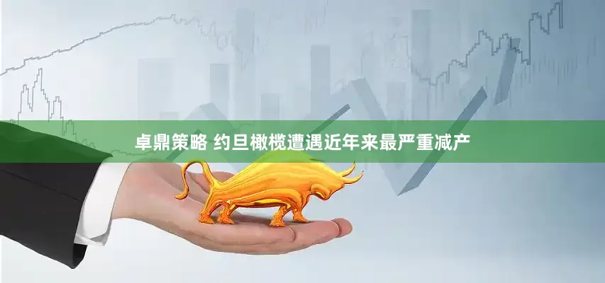卓鼎策略 约旦橄榄遭遇近年来最严重减产